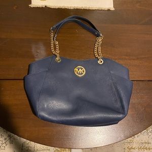 Michael Kors Leather Tote Shoulder Bag